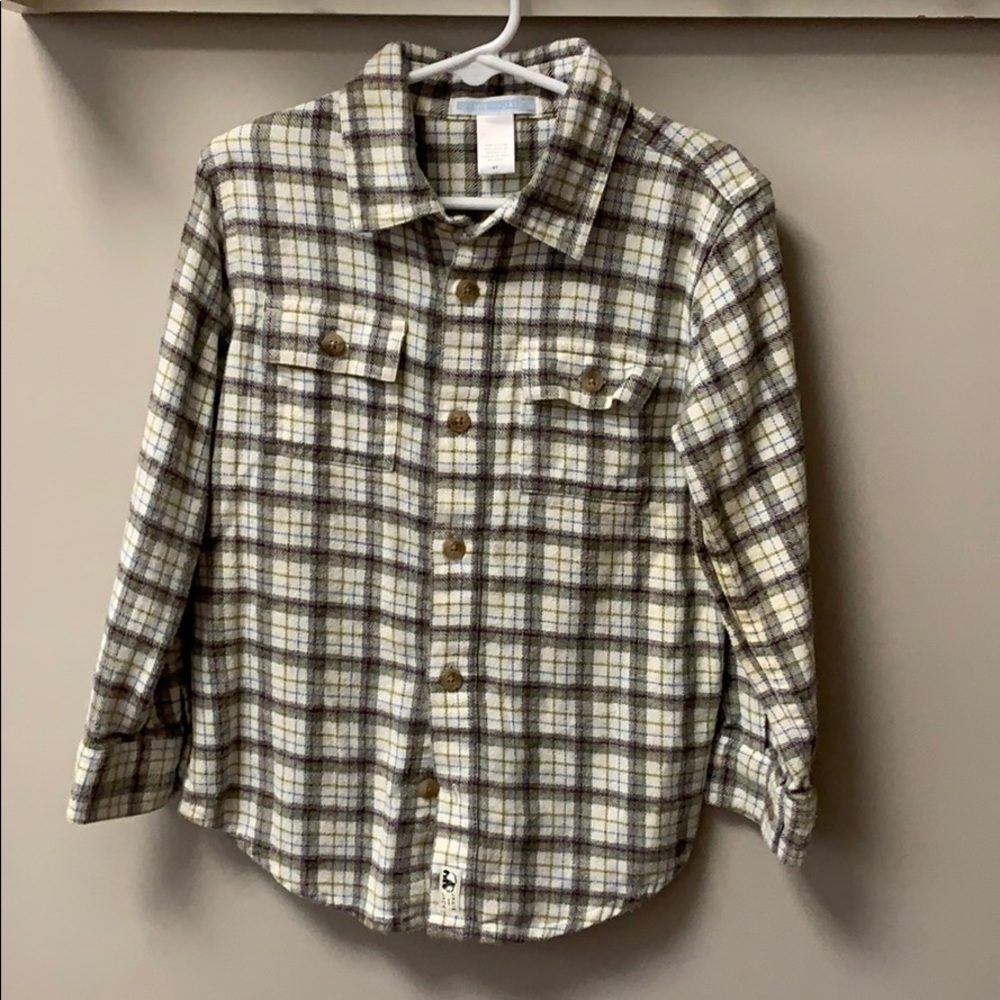 Janie & Jack Boy’s long sleeve flannel shirt